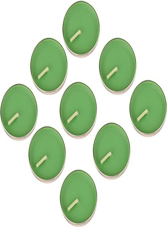 Ein Sof Unscented Tea Lights Candles | Green Paraffin Wax Tealight Candle Perfect for Home Decor | Long Lasting | 2 to 3 Hours Burn Time | Smokeless & Dripless | 3 cm Diameter | Pack of 50 - Image 3